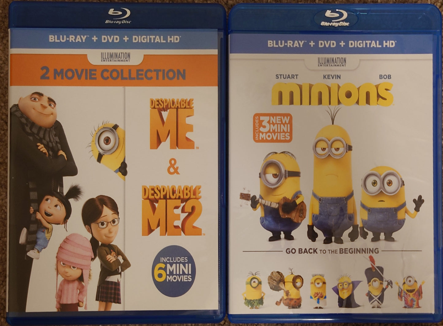 Despicable Me 3-Movie Collection (Blu-ray + DVD )