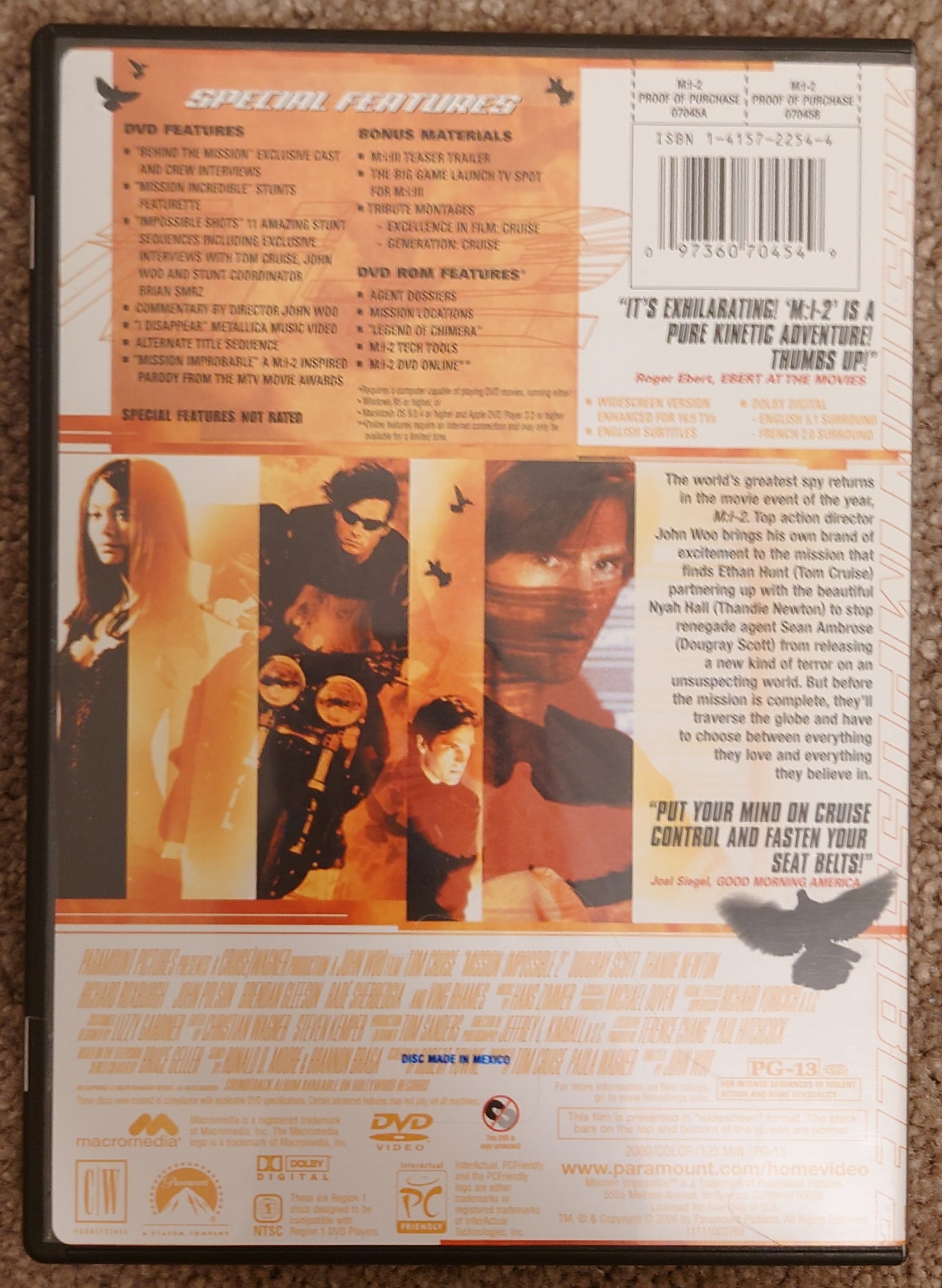 Mission: Impossible - Special Collectors Edition & M:I-2(DVD, 2006)